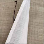Green Fabric doorway curtain room divider design detail view