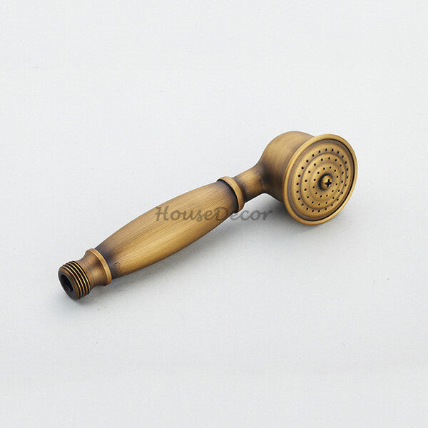Antique Brass bath shower mixer tap wall mounted design additional view