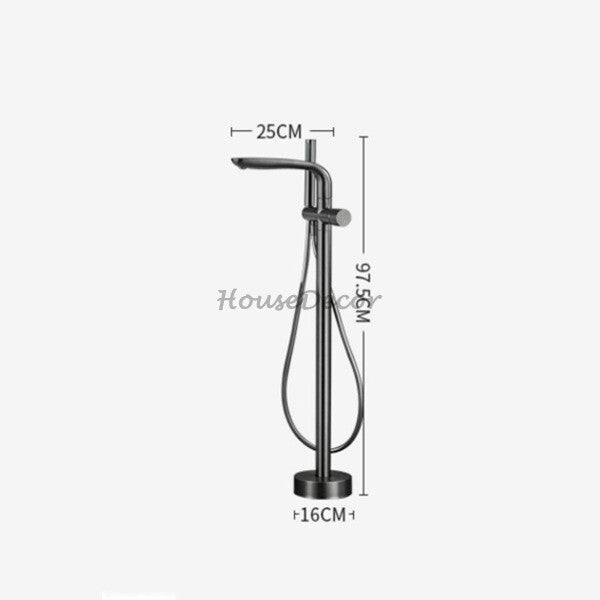 Modern bath shower mixer tap floor mounted design additional view