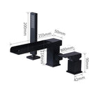 Modern bath shower mixer tap waterfall spout additional view