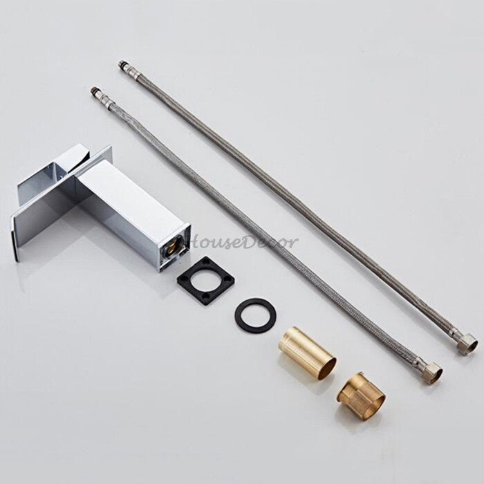 Modern bath shower mixer tap waterfall spout additional view
