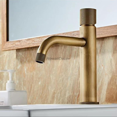 Modern bath shower mixer tap single lever control detail view