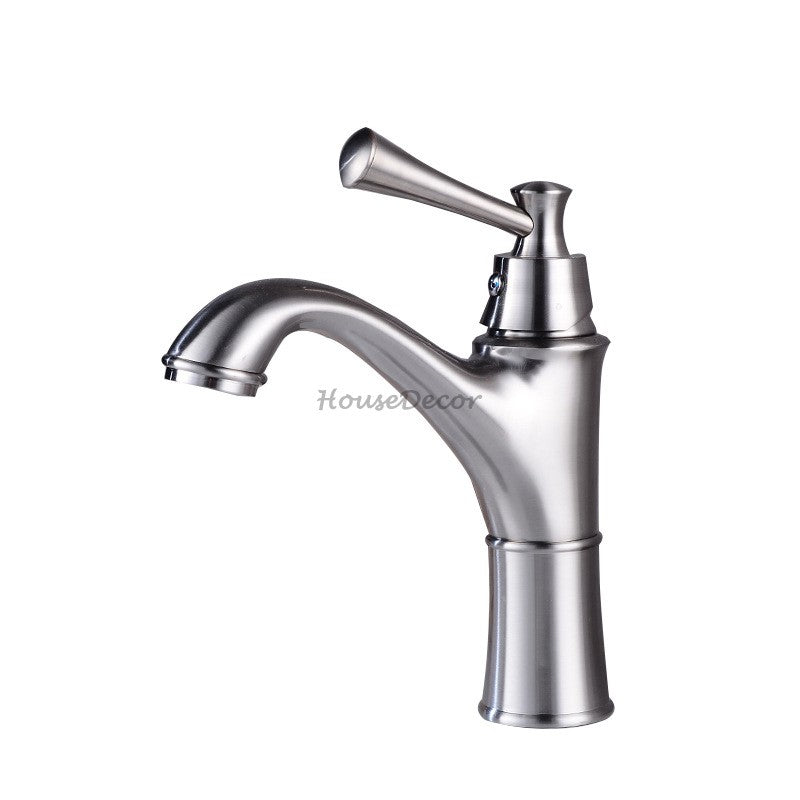 Modern Brass bath shower mixer tap single lever control detail view