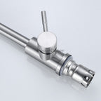 Modern kitchen sink mixer tap swivel spout additional view
