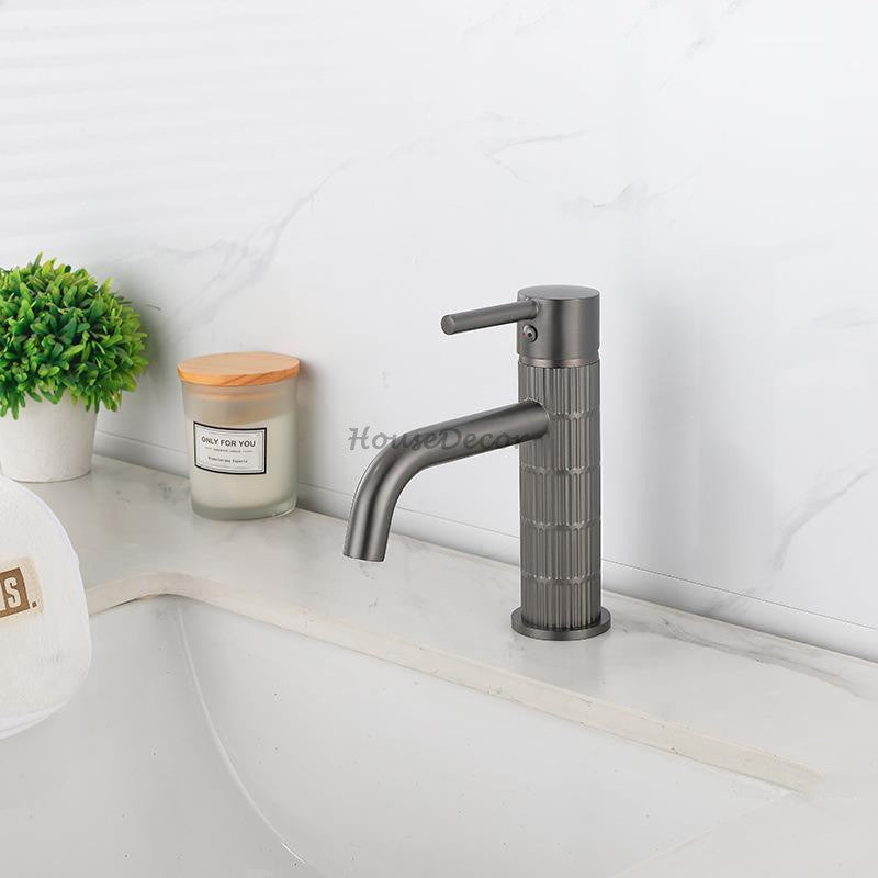 Modern Brass bath shower mixer tap single lever control additional view
