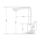 Brass kitchen sink mixer tap swivel spout additional view