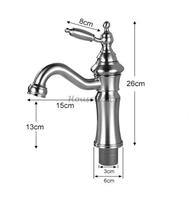 Brushed Nickel bath shower mixer tap single lever control additional view