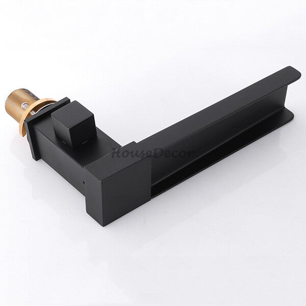 Modern bath shower mixer tap waterfall spout additional view