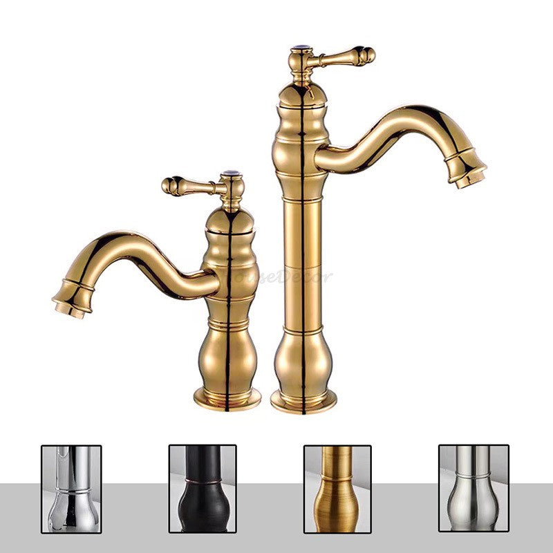 Modern bath shower mixer tap swivel spout main view