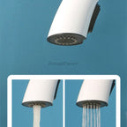 Modern kitchen sink mixer tap pull out spray additional view