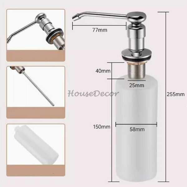 Brass kitchen sink mixer tap detailed product view detail view