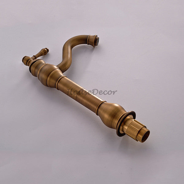 Modern Brass bath shower mixer tap single lever control detail view