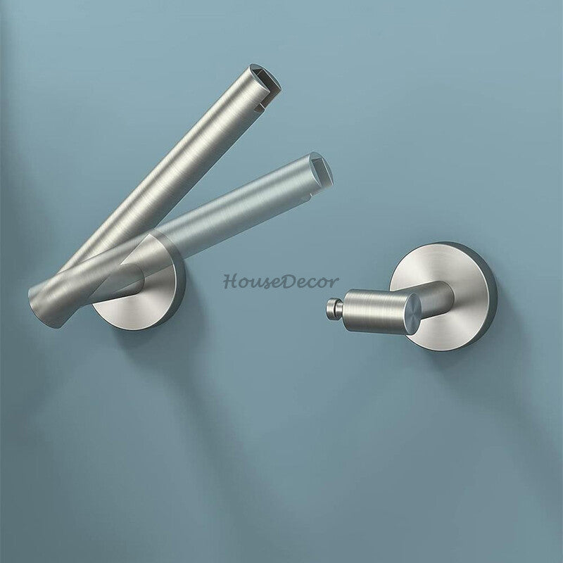 Gold Stainless Steel toilet paper holder swivel spout additional view