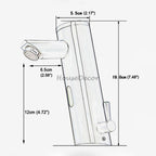 Chrome bath shower mixer tap detailed product view additional view