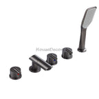 Modern bath shower mixer tap swivel spout main view