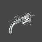 Modern bathroom basin mixer tap wall mounted design additional view