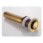 Antique Brass basin waste detailed product view detail view