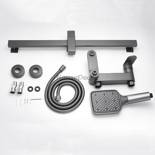 Modern bath shower mixer tap handheld shower set additional view