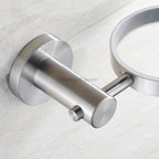 Modern Stainless Steel bathroom basin mixer tap wall mounted design detail view