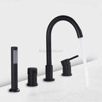 Modern bath shower mixer tap handheld shower set additional view