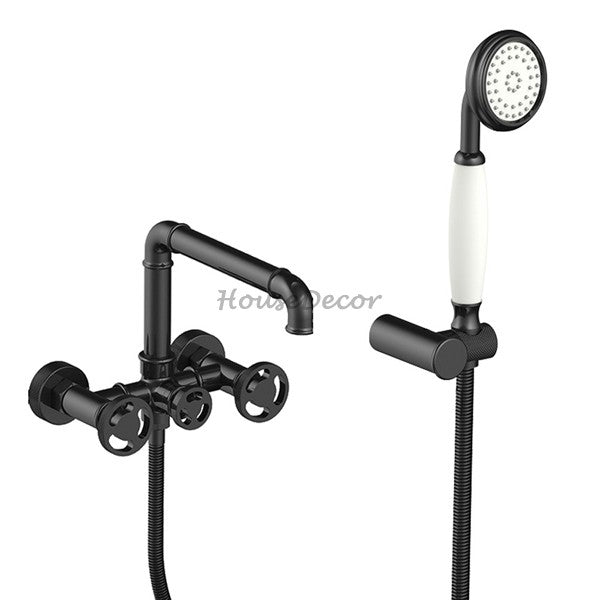 Modern bath shower mixer tap handheld shower set main view