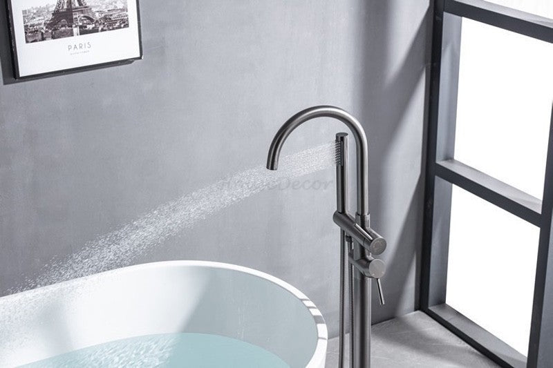 Modern bath shower mixer tap floor mounted design additional view