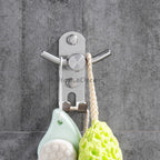 Modern Stainless Steel towel rack wall mounted design detail view