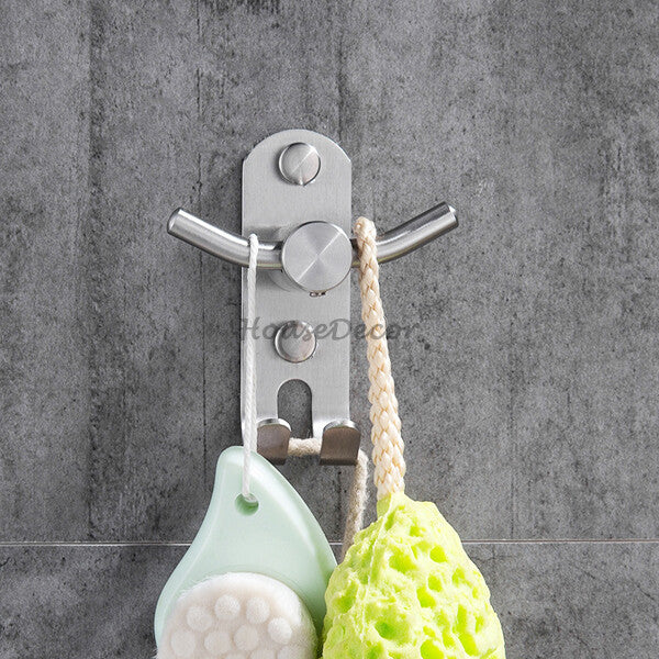 Modern Stainless Steel towel rack wall mounted design detail view