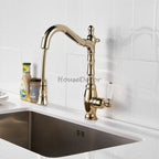 Modern kitchen sink mixer tap pull out spray additional view