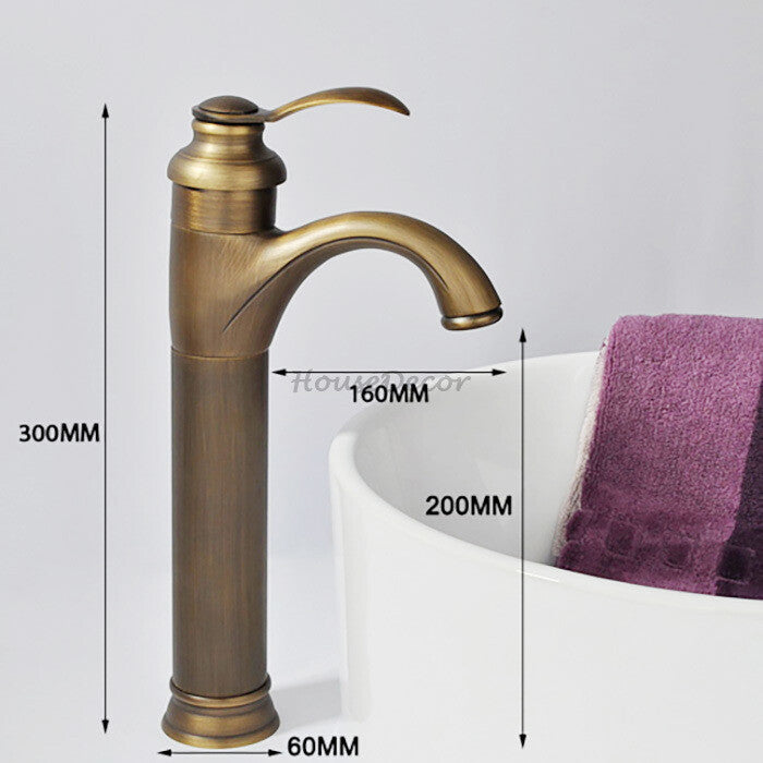 Antique Brass bath shower mixer tap detailed product view detail view