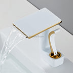 Modern bath shower mixer tap waterfall spout additional view