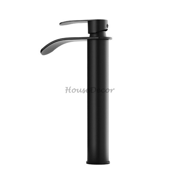 Modern bath shower mixer tap waterfall spout main view