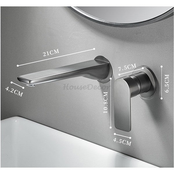 Modern bath shower mixer tap wall mounted design additional view