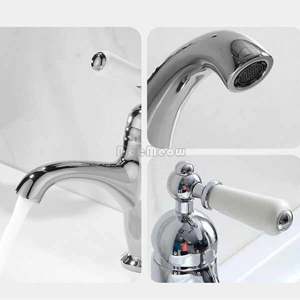 Modern Ceramic bathroom basin mixer tap detailed product view additional view