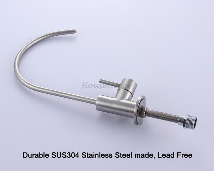 Modern kitchen sink mixer tap detailed product view detail view