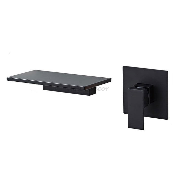Modern bath shower mixer tap waterfall spout main view