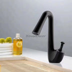 Modern bath shower mixer tap swivel spout main view
