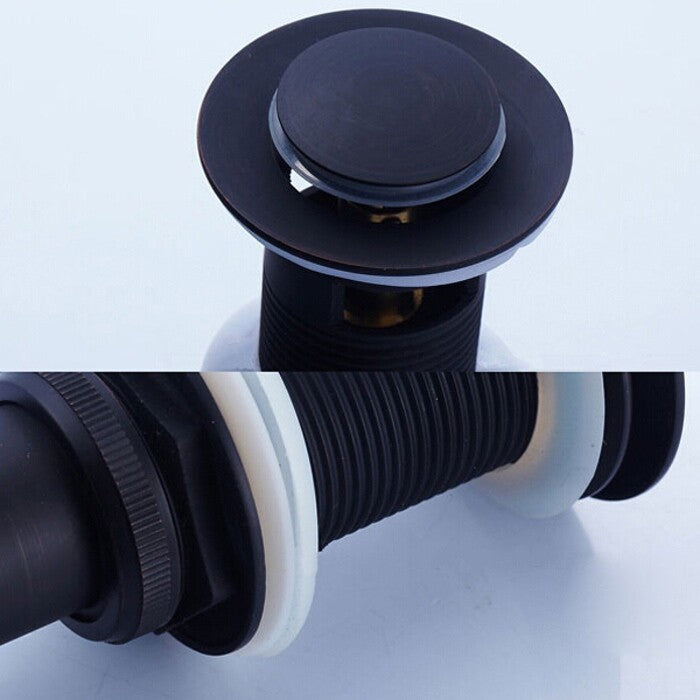 Black Brass basin waste detailed product view additional view