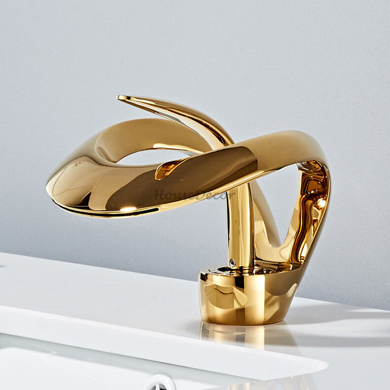 Brass bath shower mixer tap waterfall spout additional view