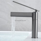 Chrome bath shower mixer tap single lever control additional view