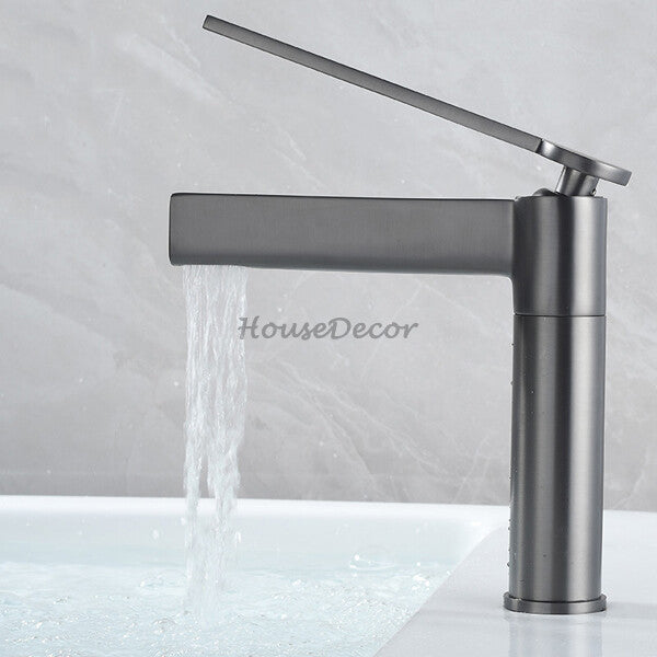 Chrome bath shower mixer tap single lever control additional view