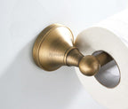 Antique Brass toilet paper holder wall mounted design detail view
