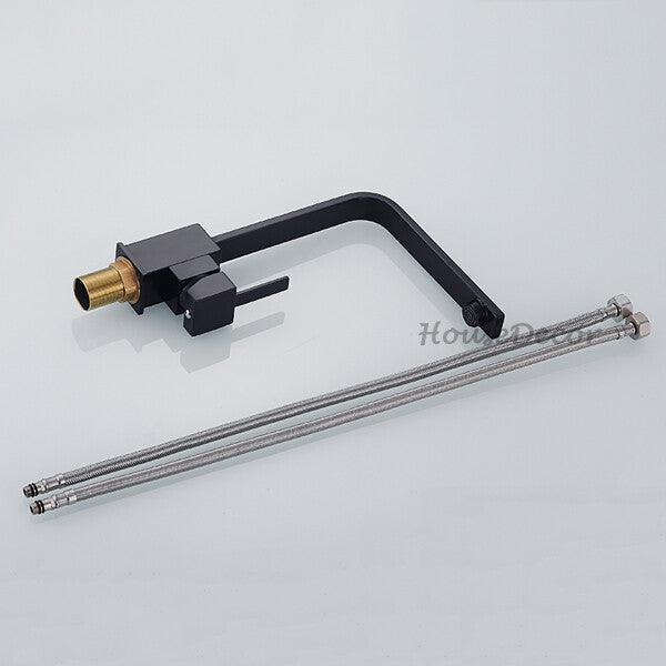 Modern kitchen sink mixer tap swivel spout additional view