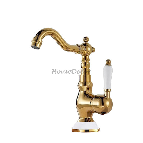Modern Ceramic bath shower mixer tap swivel spout main view
