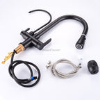 Modern kitchen sink mixer tap pull out spray additional view