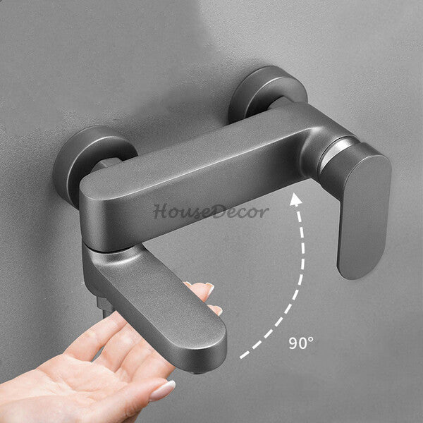 Modern bath shower mixer tap handheld shower set additional view