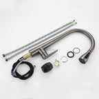 Modern kitchen sink mixer tap pull out spray additional view
