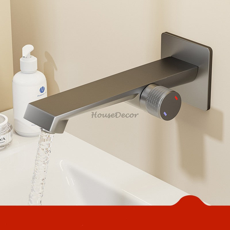Modern bathroom basin mixer tap wall mounted design additional view