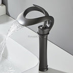 Modern bath shower mixer tap waterfall spout additional view