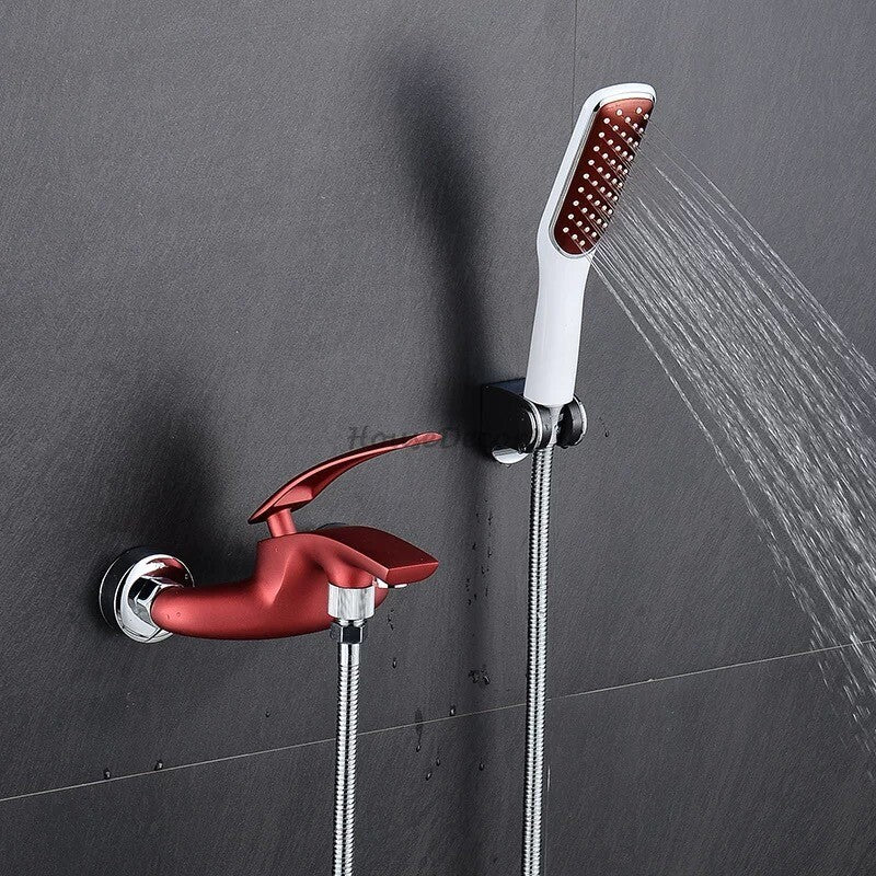 Modern bath shower mixer tap wall mounted design additional view